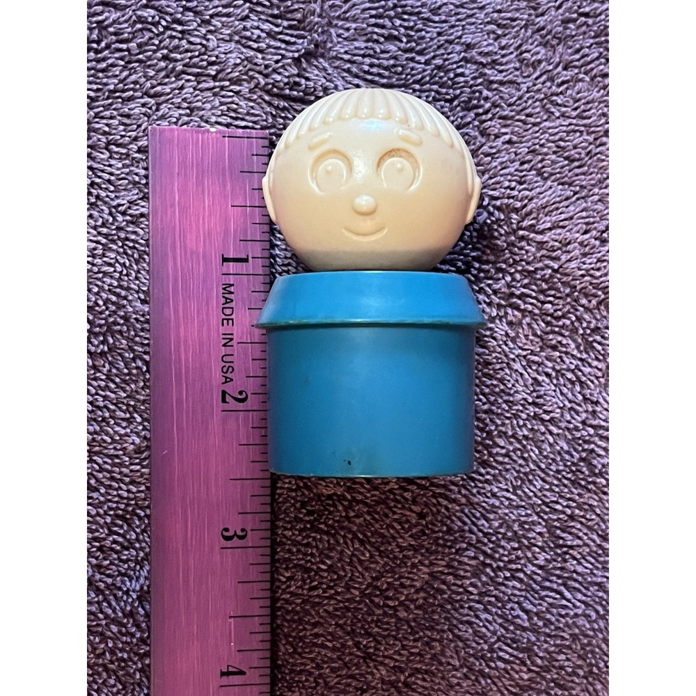 Vintage Tupperware Tuppertoys Tupper‎ Toys People Blue Boy Replacement